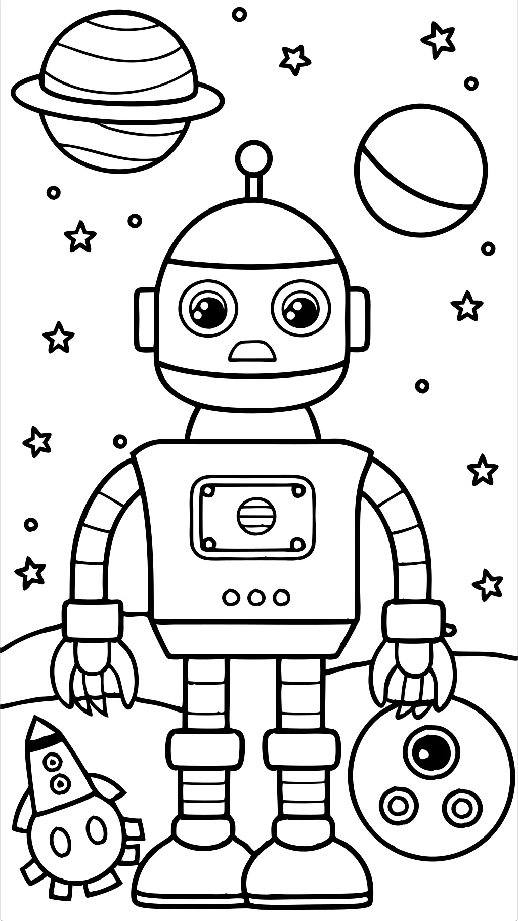 tobot coloring pages